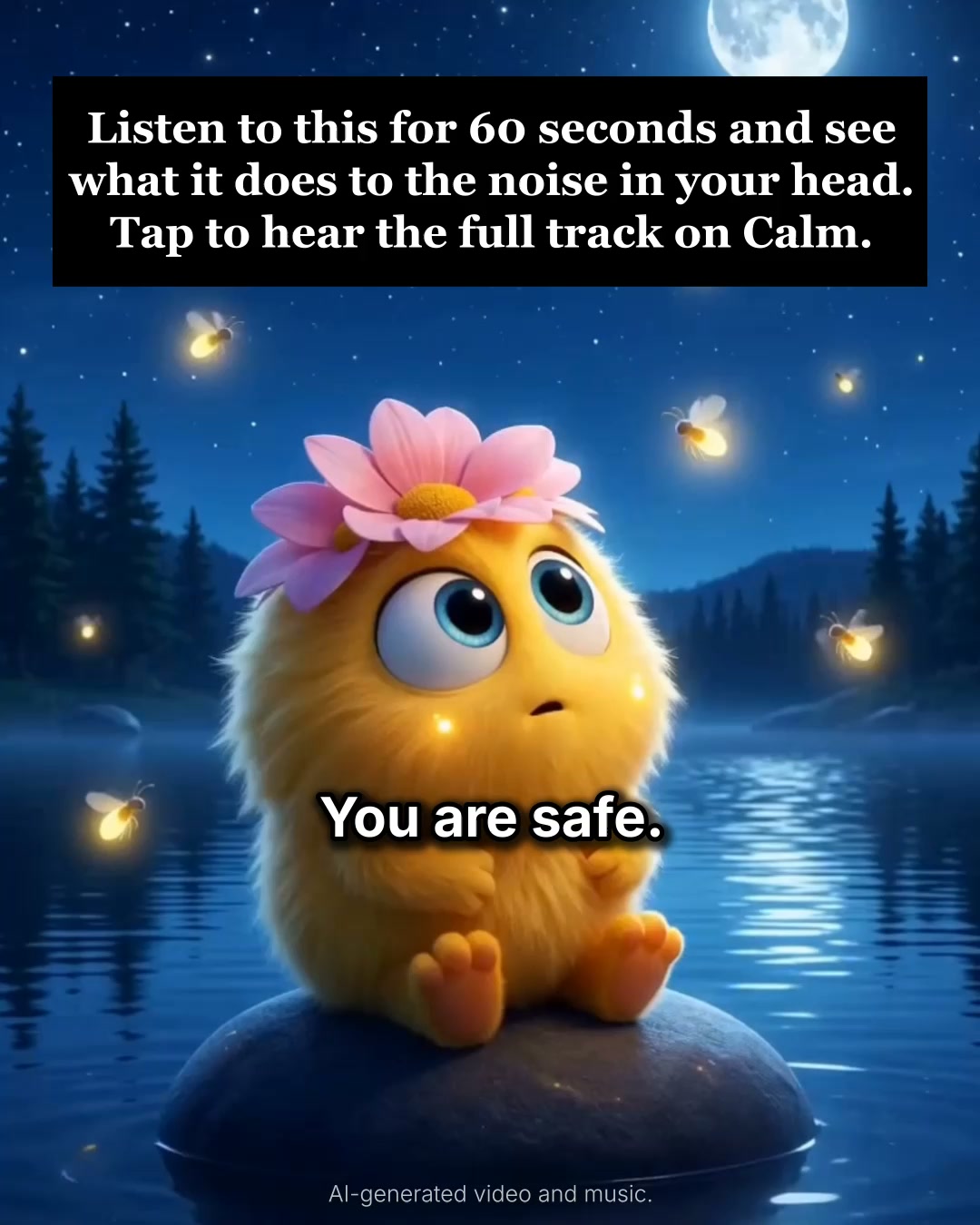 Calm Facebook ad: Take the quick test and find the EMDR-inspired sounds that…