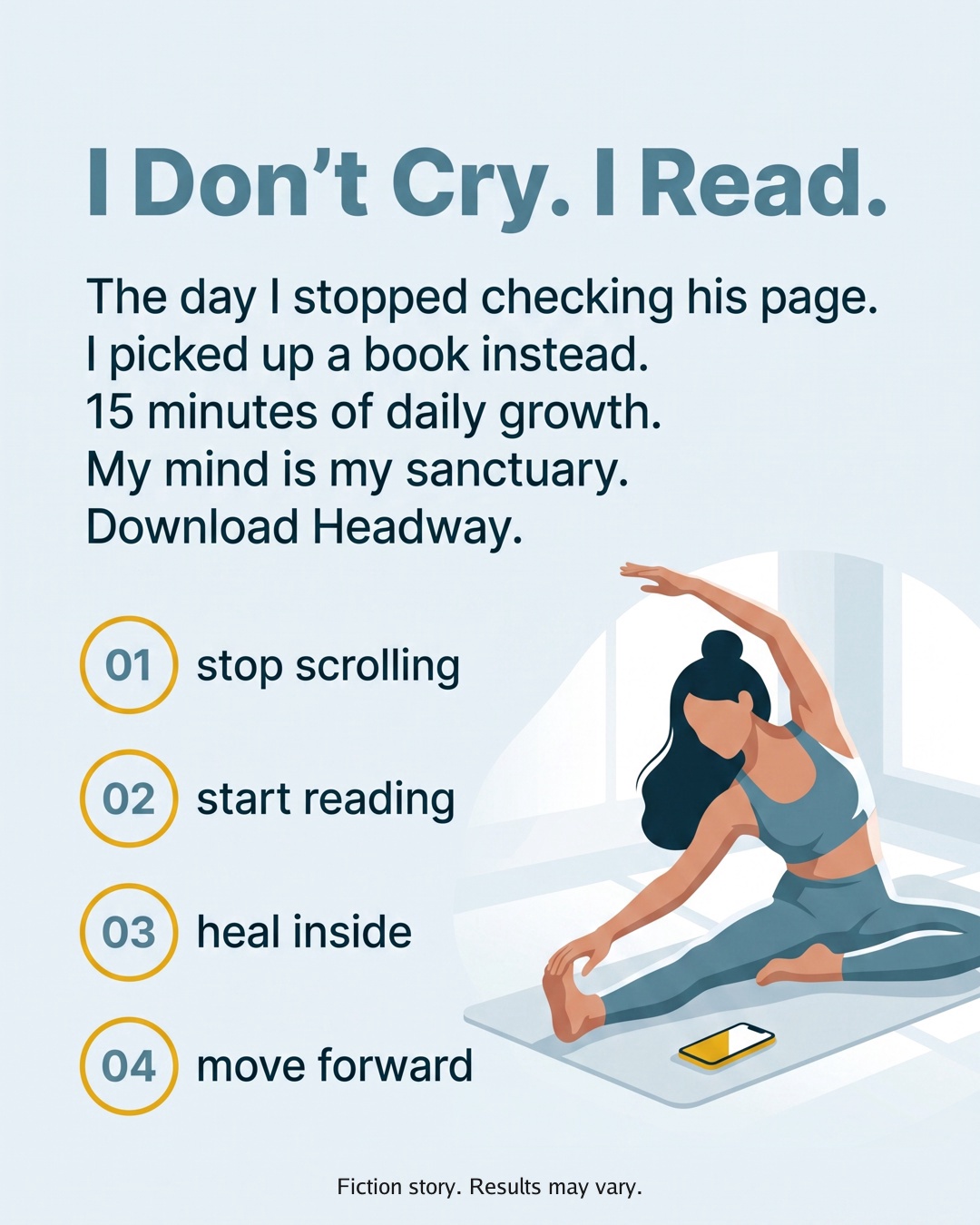 Headway App Facebook ad