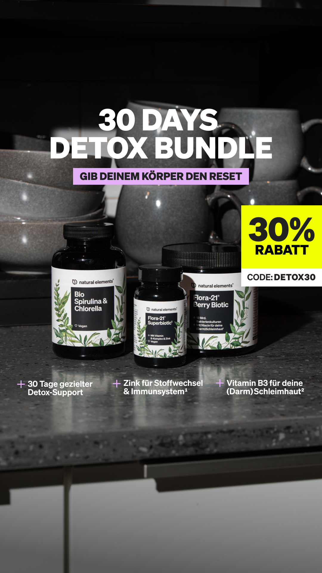 natural elements Facebook ad