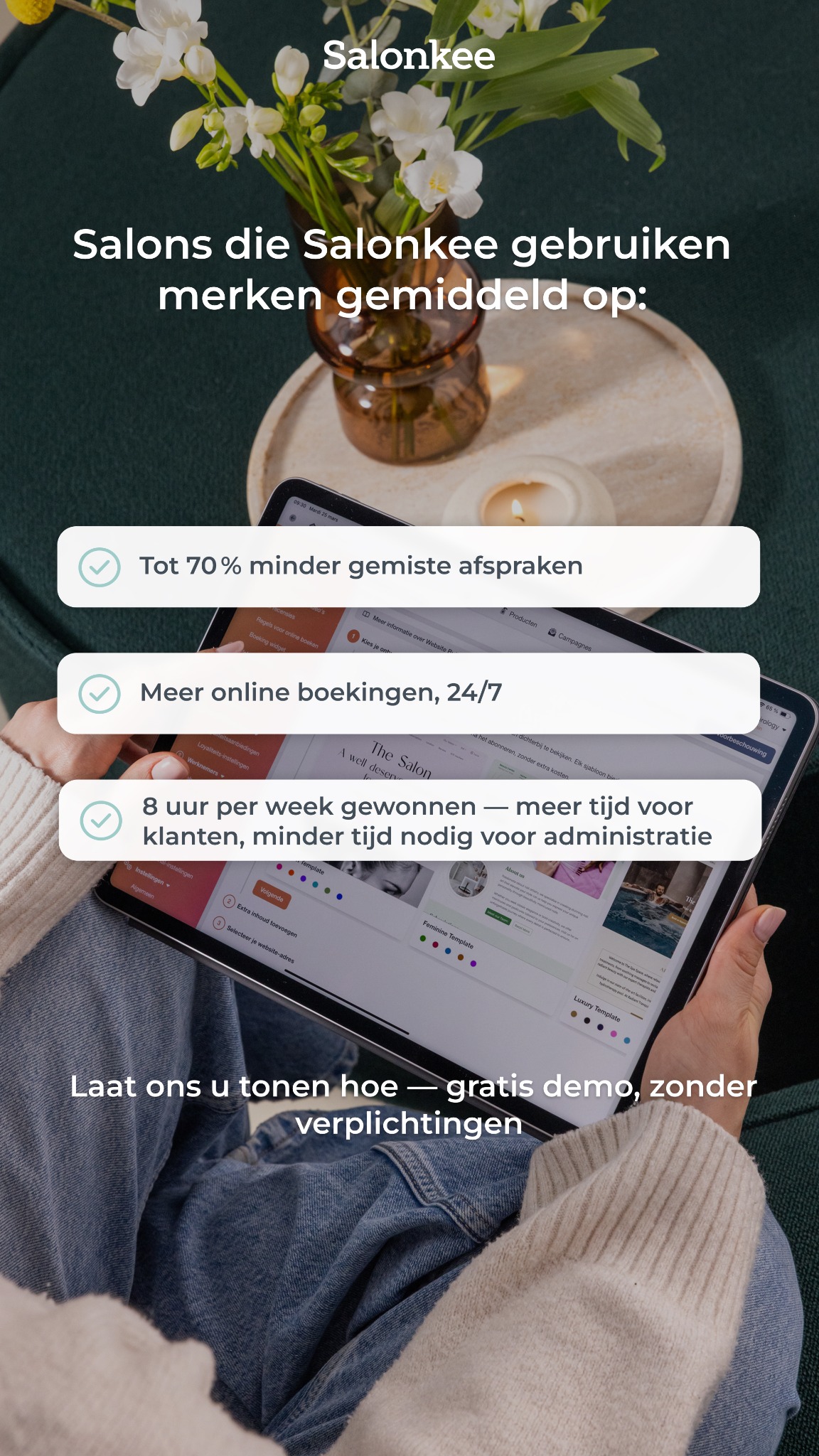 Salonkee.nl Facebook ad from Aug 14, 2025