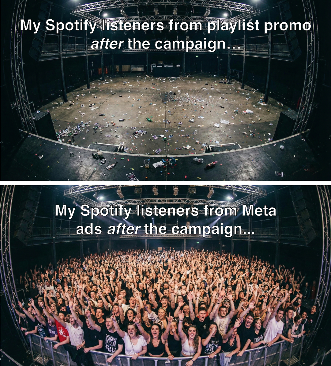 Hypeddit Facebook ad: Music ads from $5/day