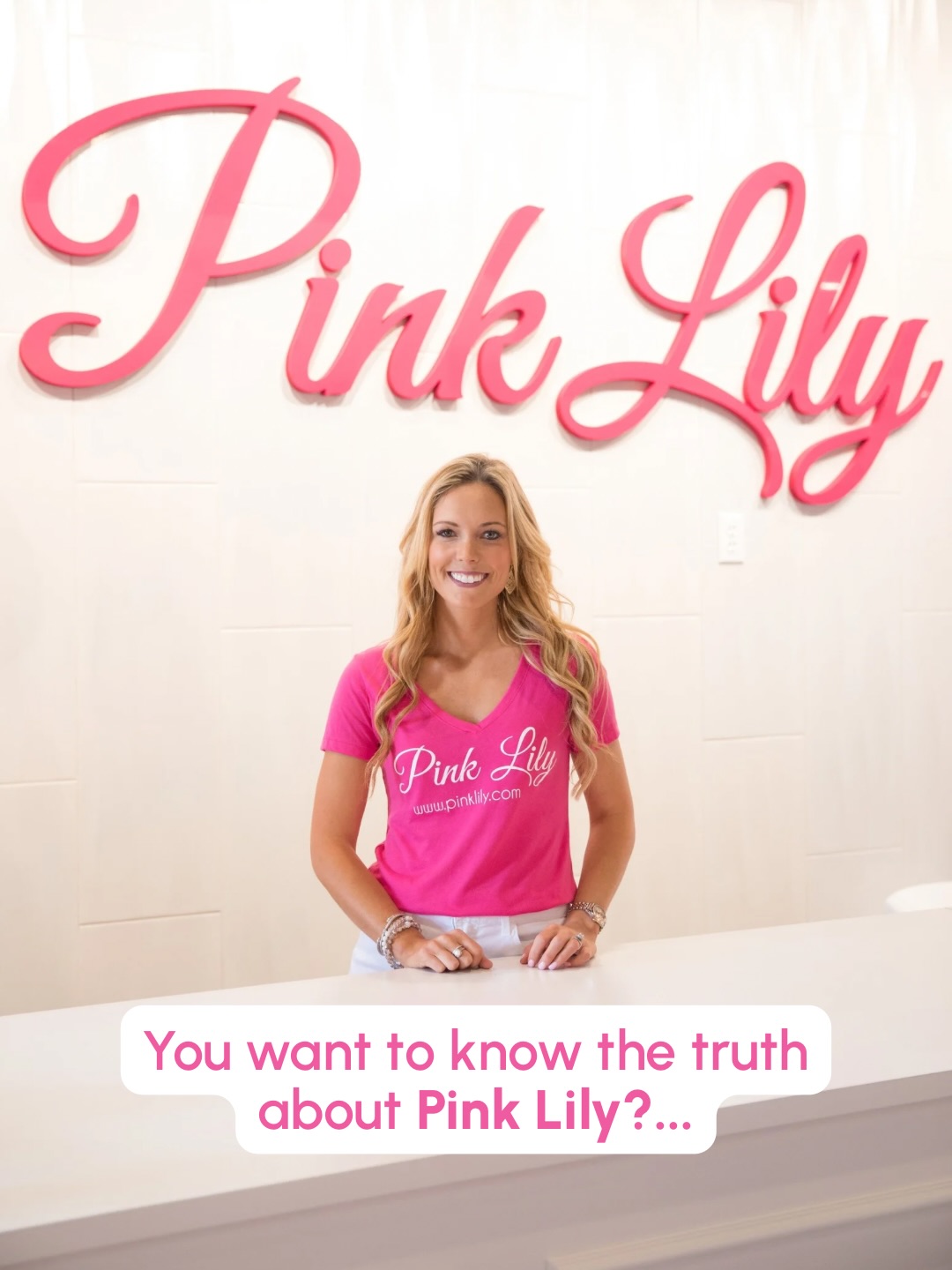 Pink Lily Facebook ad