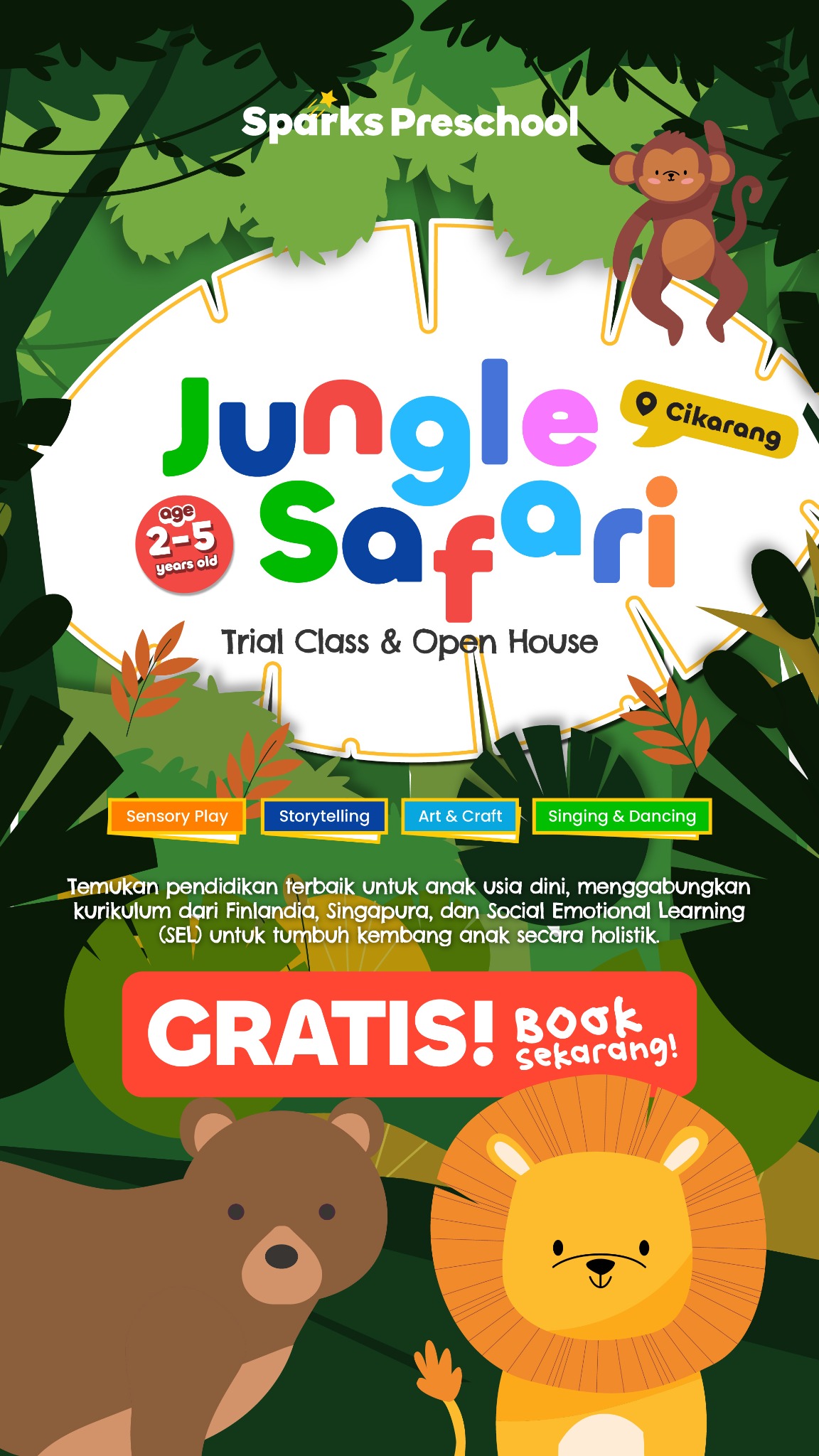 Sparks Preschool Facebook ad