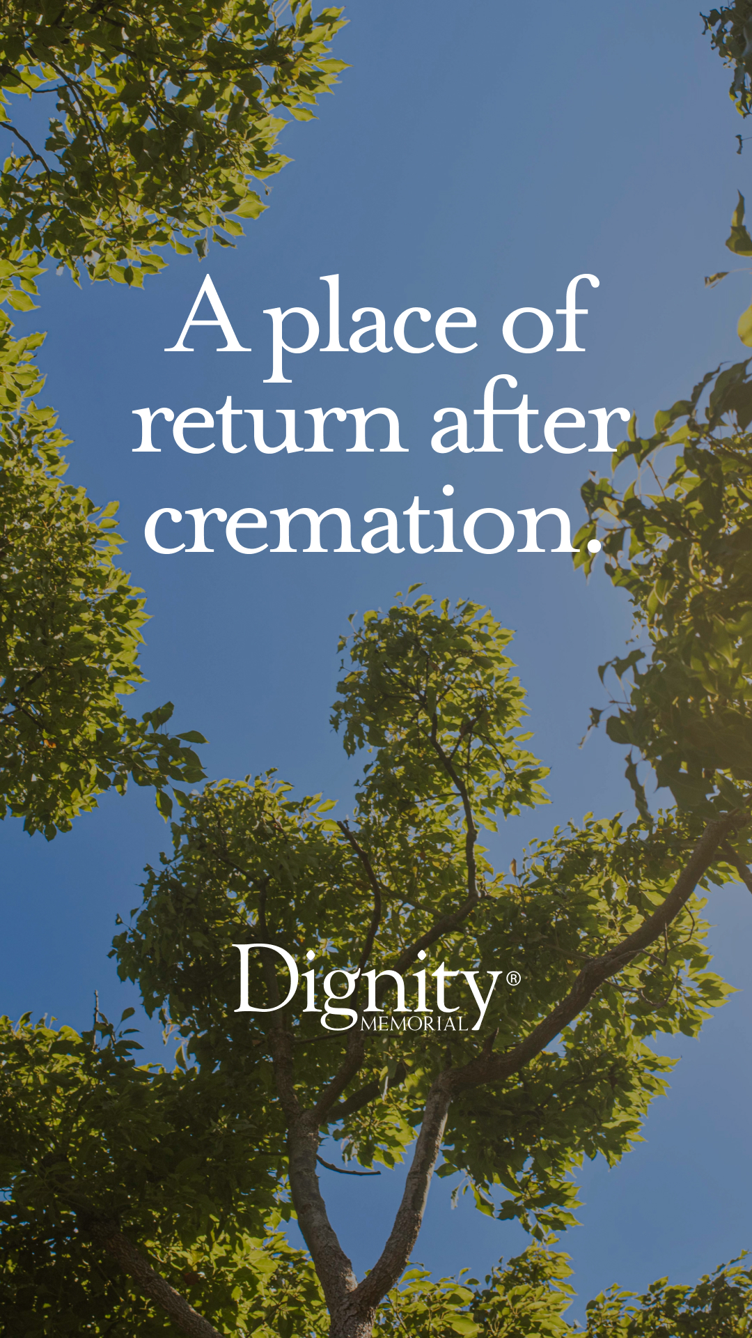 Dignity Memorial Facebook ad