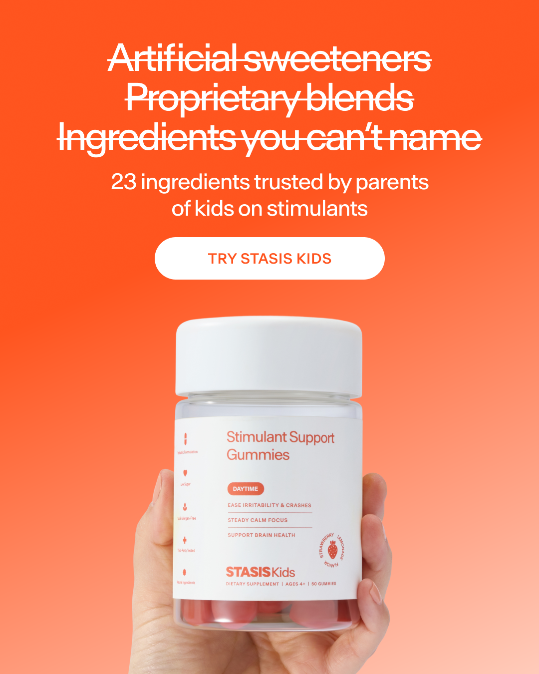 Stasis Kids Facebook ad