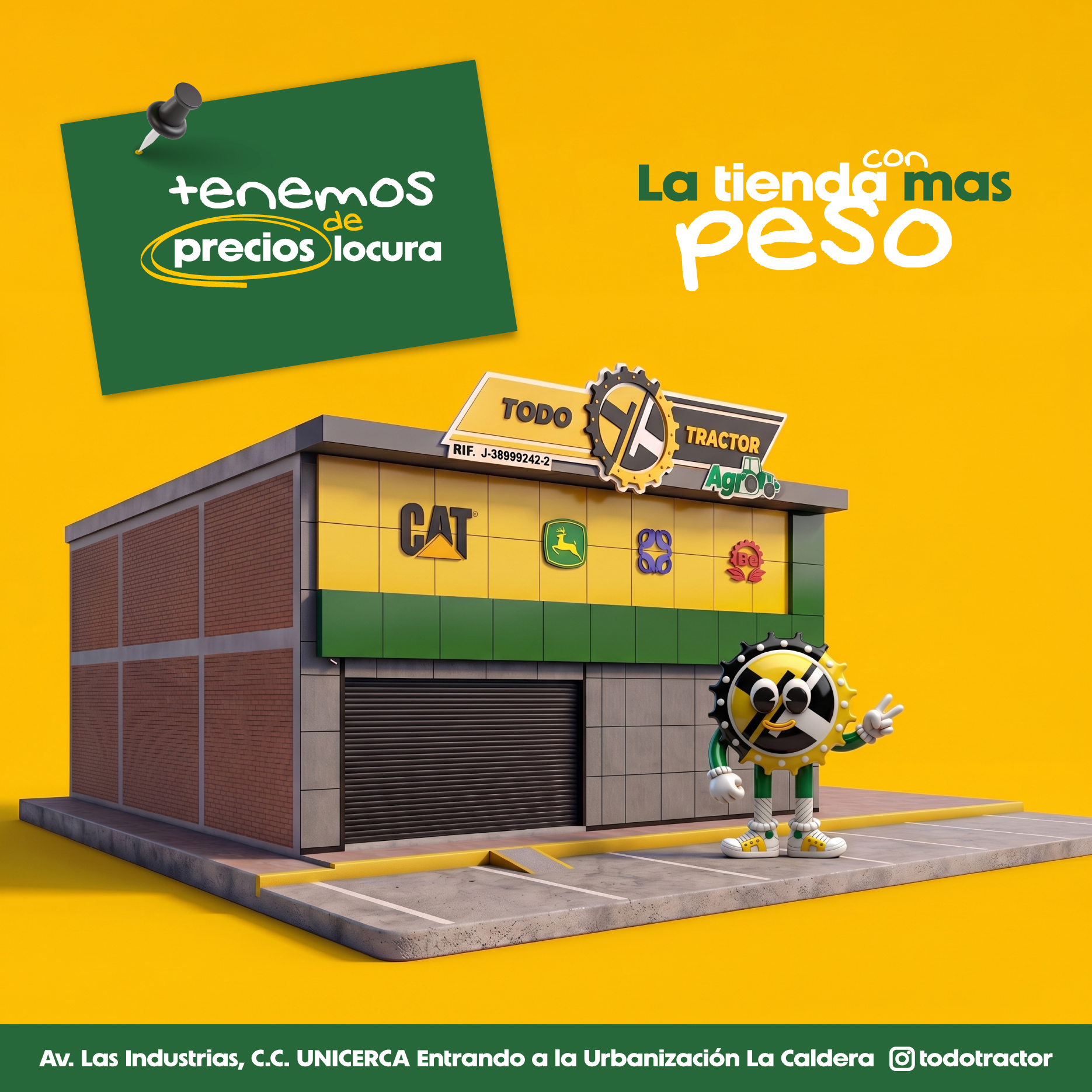 Todo Tractor Agro. Facebook ad: ¡Barquisimeto, ya abrimos las puertas oficialmente!