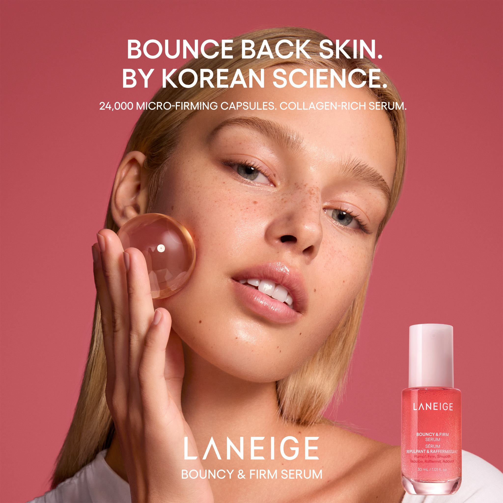 Laneige MY Facebook ad: The science of bouncy skin, broken down
