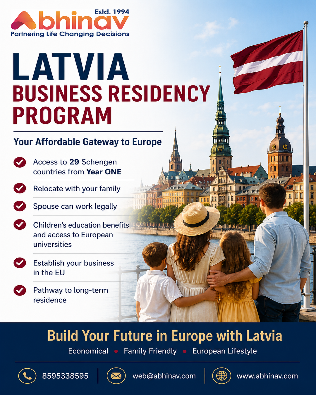 Abhinav Immigration Services Facebook ad