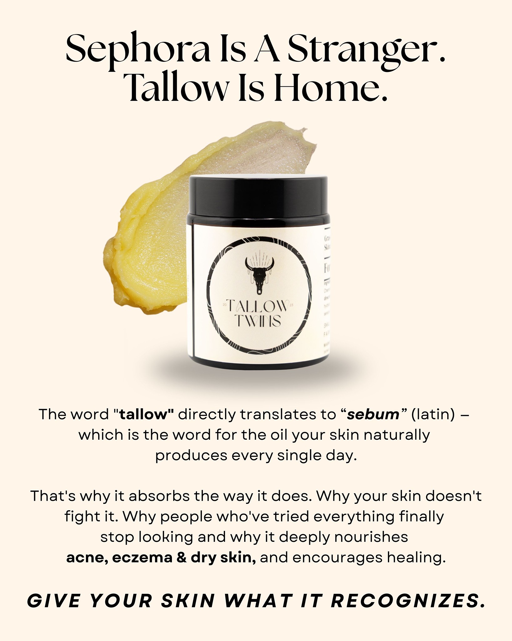 Tallow Twins Facebook ad