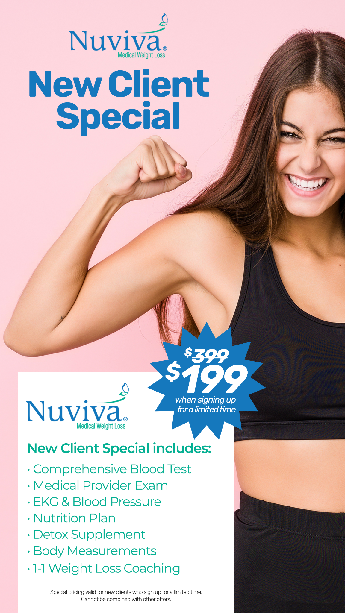 Nuviva Medical Weight Loss Clinic Of Tampa Facebook ad from Jul 8, 2025