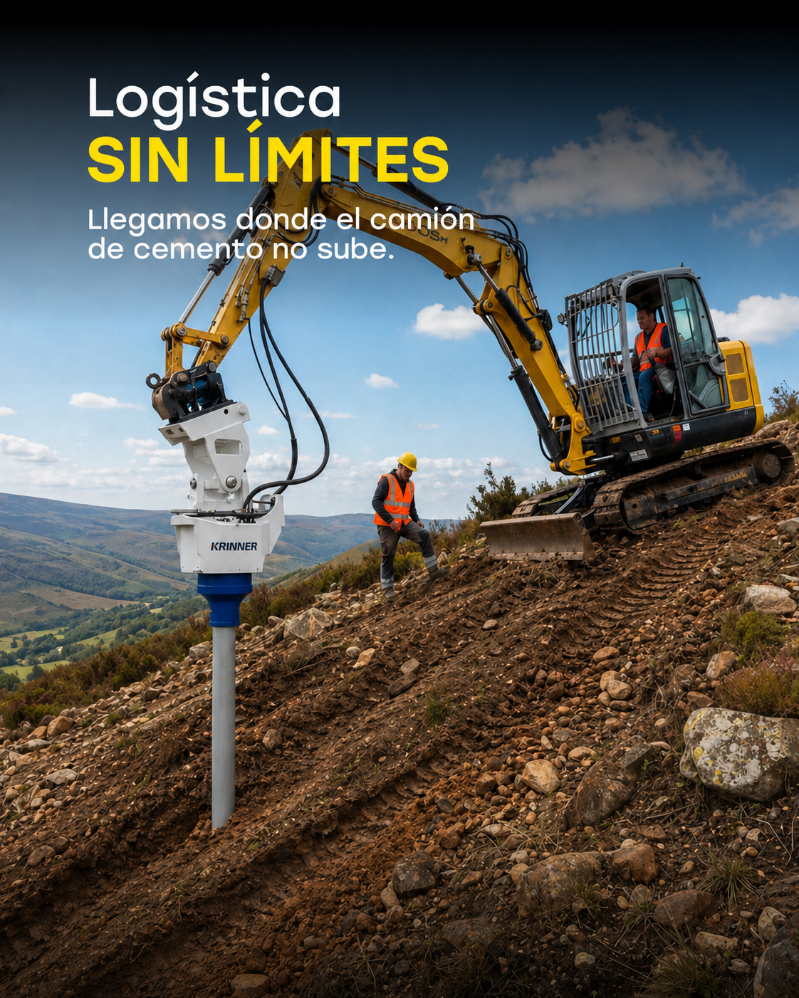 Krinner Panama Facebook ad: ¿Tienes un proyecto que necesita cimentación rápida…