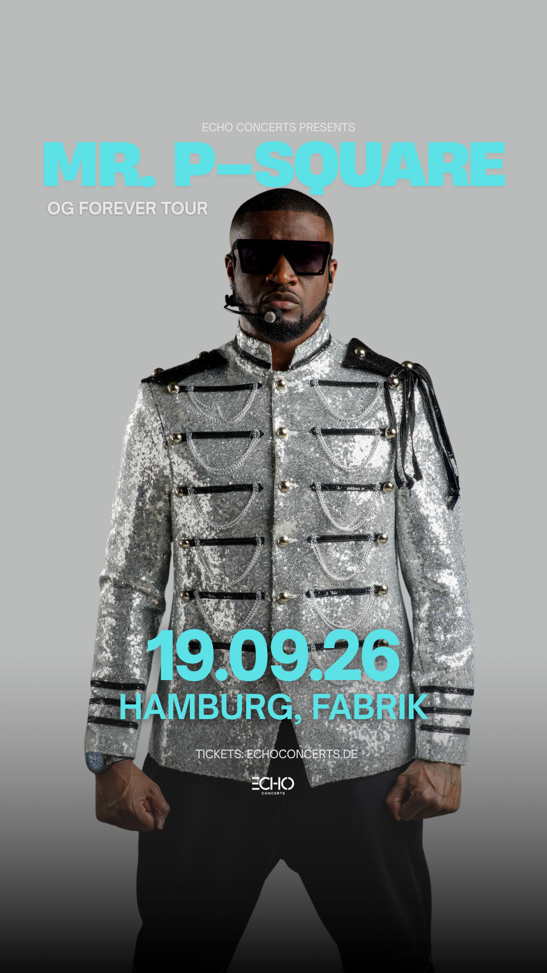 Echo Concerts Facebook ad: MR. P-SQUARE live in Hamburg