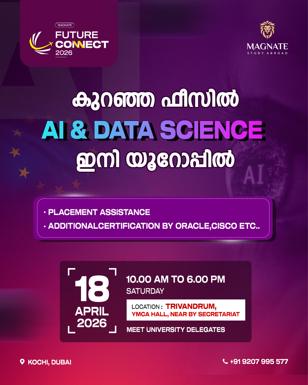 Magnate Study Abroad Facebook ad