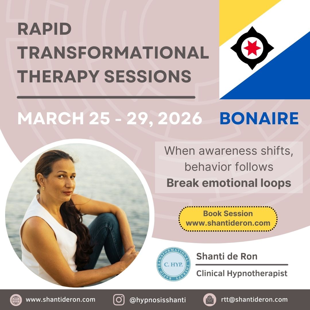 Shanti de Ron Hypnotherapist Facebook ad from Feb 6, 2026