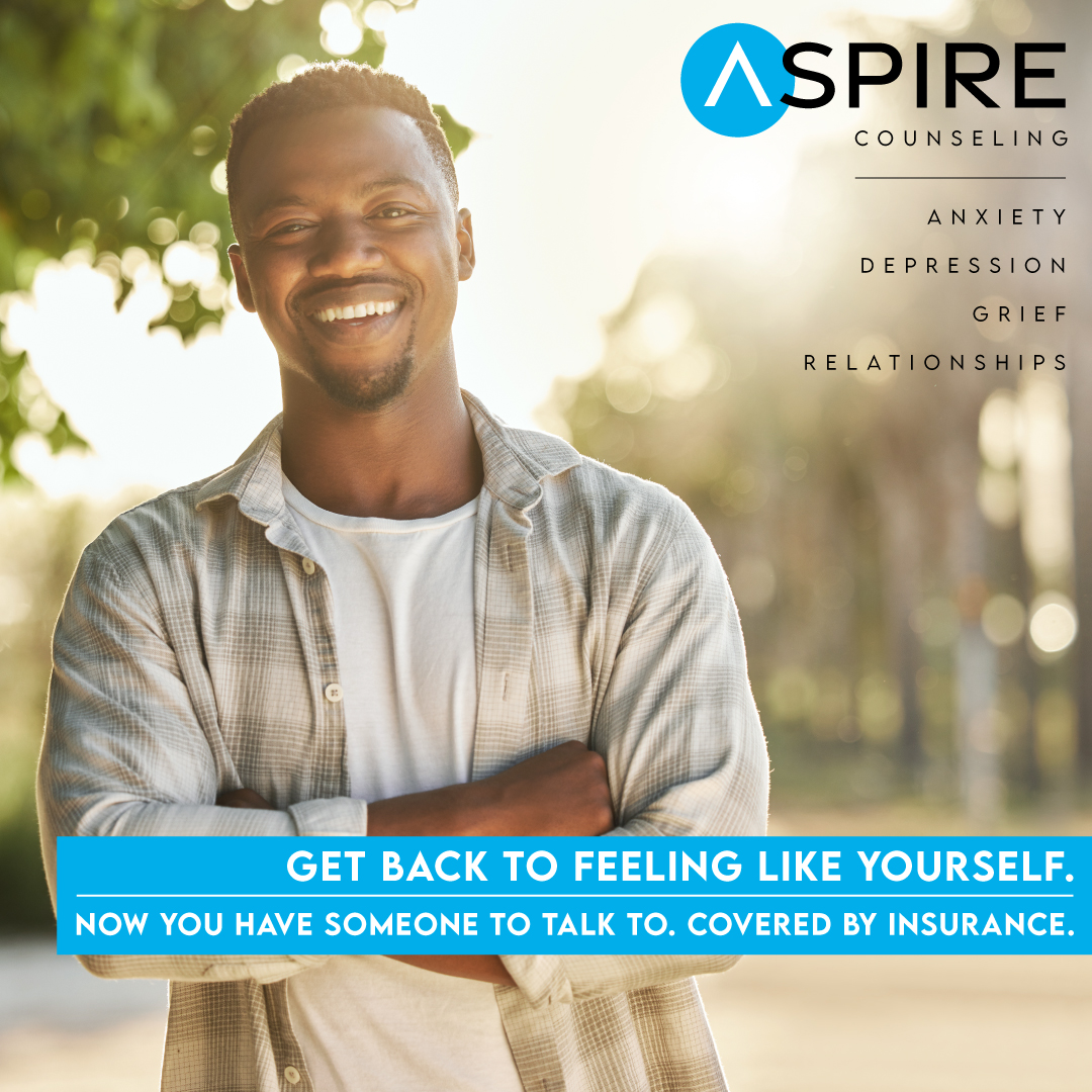 Aspire Counseling Facebook ad: Get Back To Feeling Like Yourself