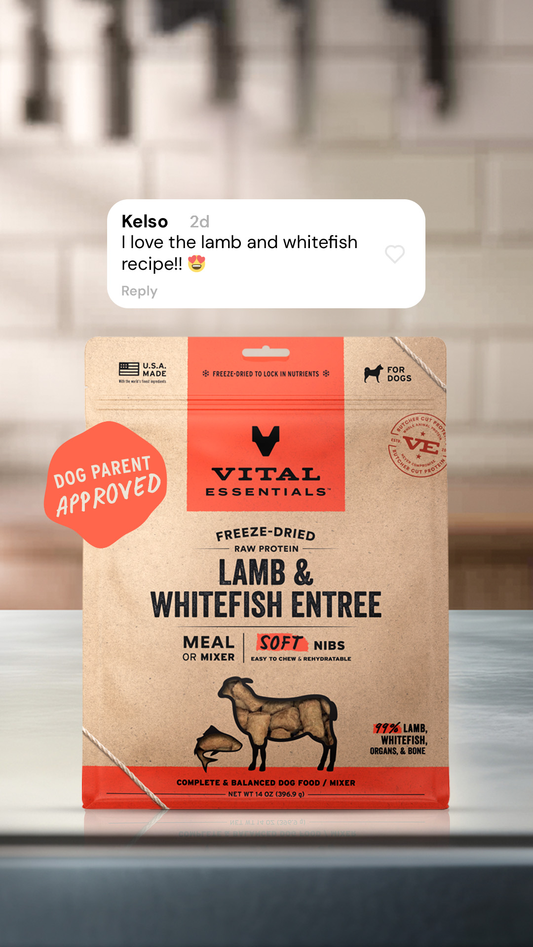 Vital Essentials Facebook ad