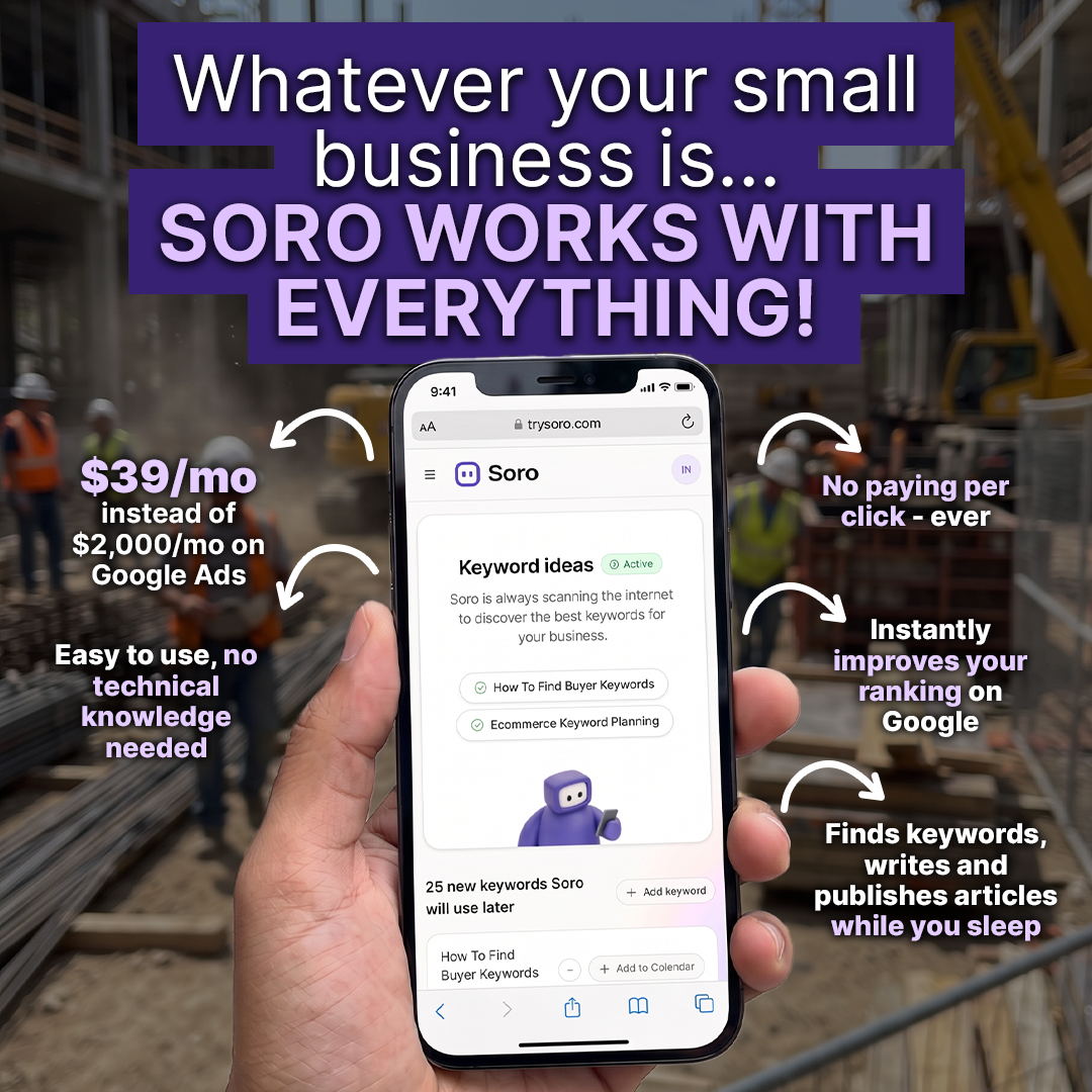 Soro SEO Facebook ad