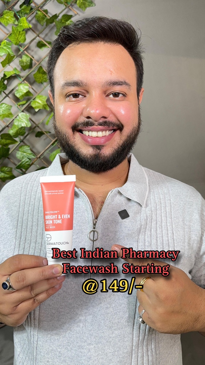 Dermatouch Facebook ad: Indian Pharmacy skin brightening facewash starting at 149/
