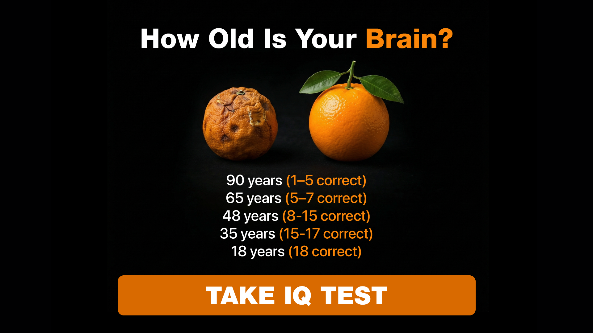 My IQ Facebook ad