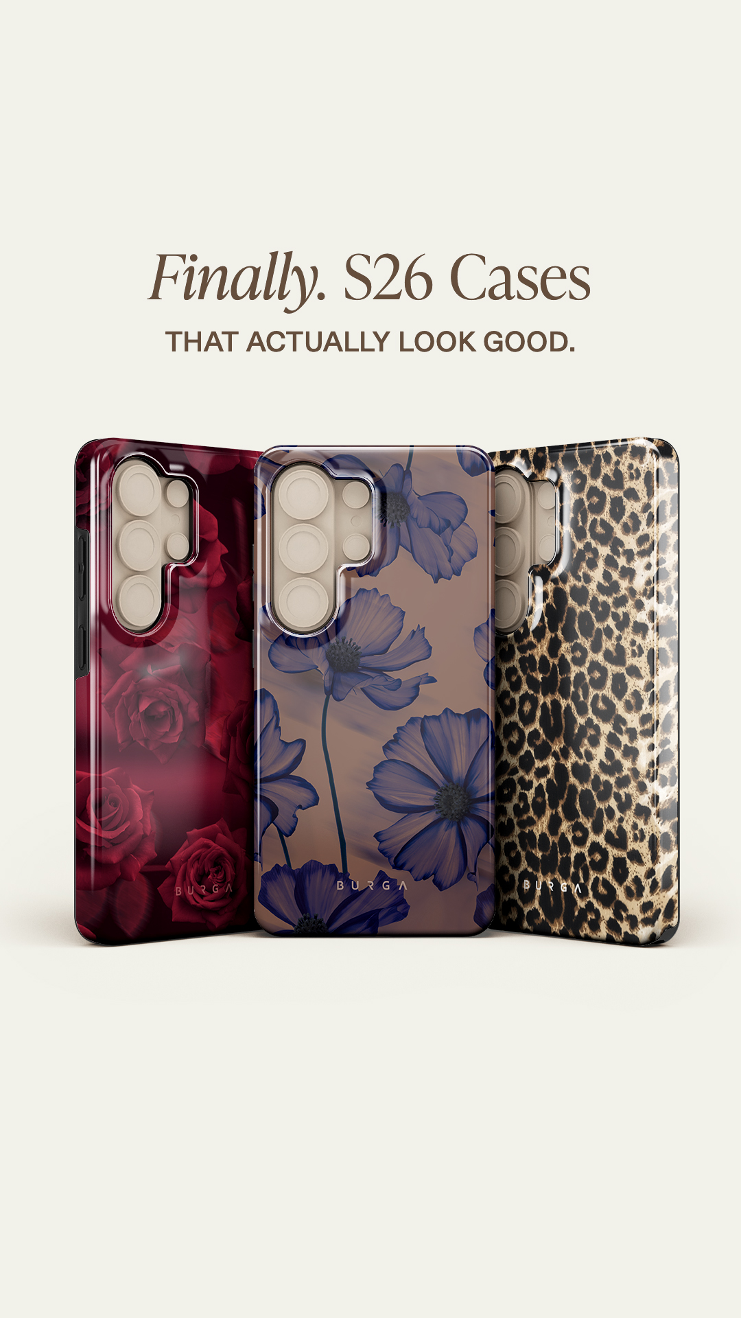 BURGA Cases Facebook ad