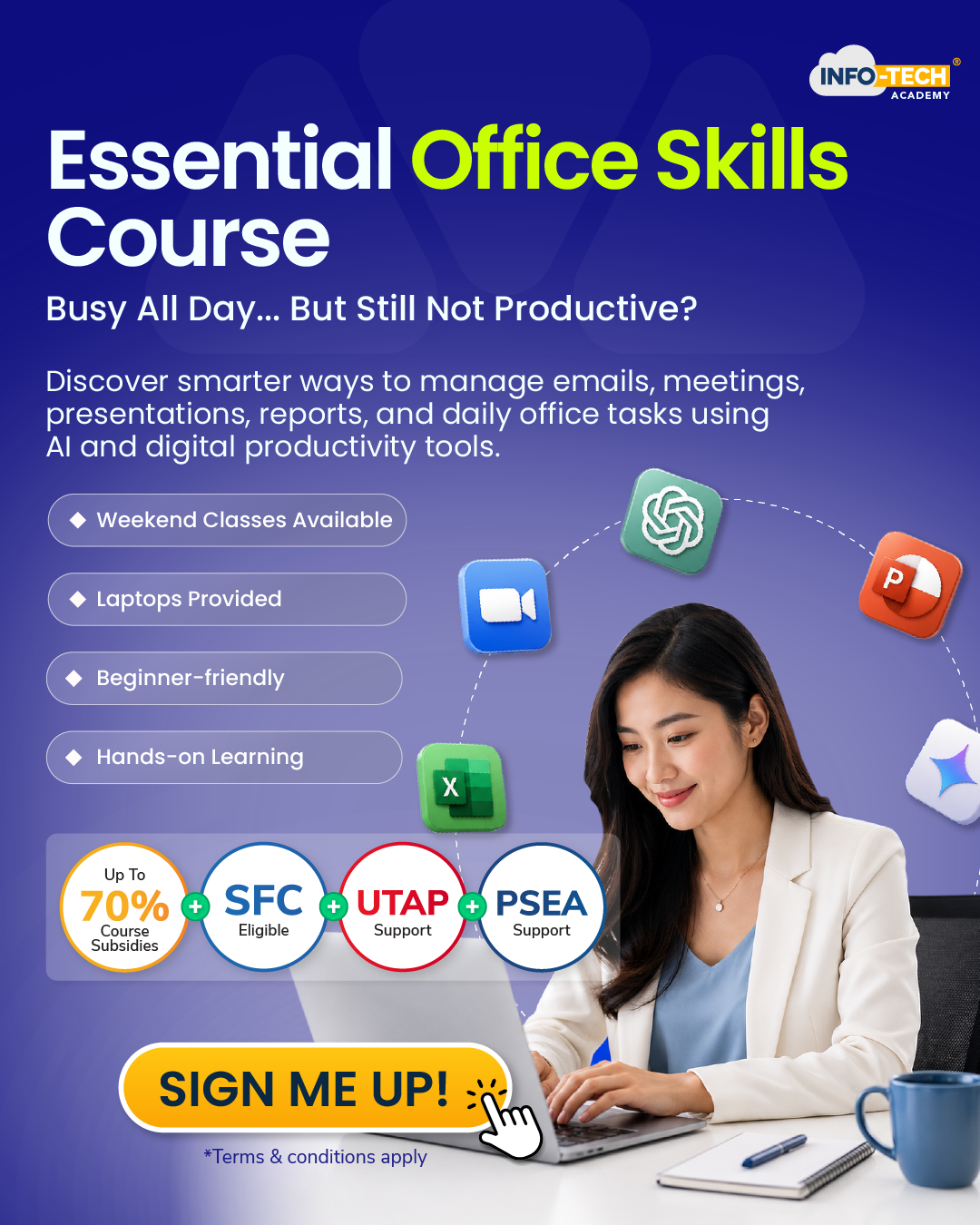 Info-Tech Academy Facebook ad