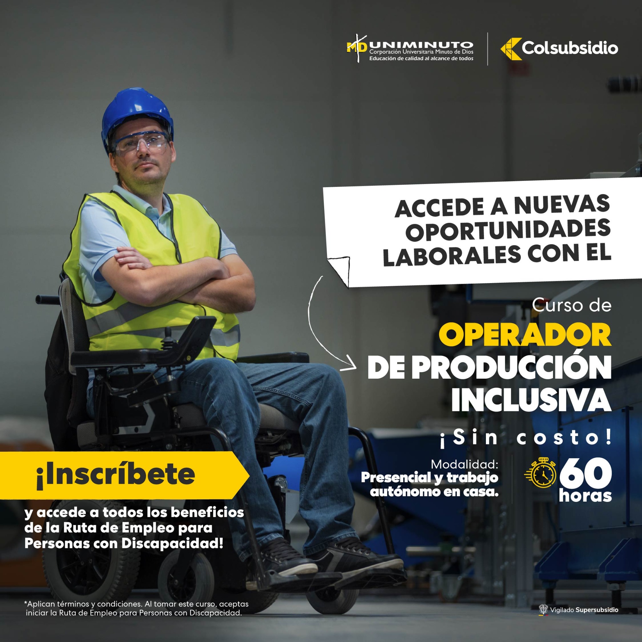 Centro de Empleo y Talento Facebook ad: Formación para personas con discapacidad