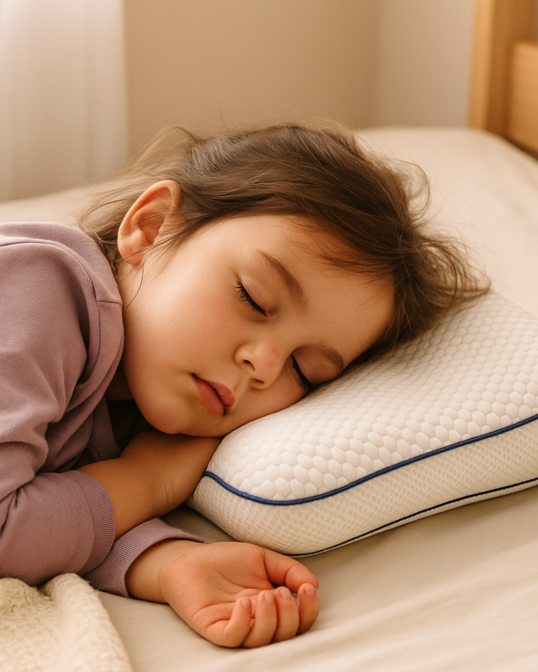 Felanis Facebook ad: Lunora, Ergonomic Kids' Pillow