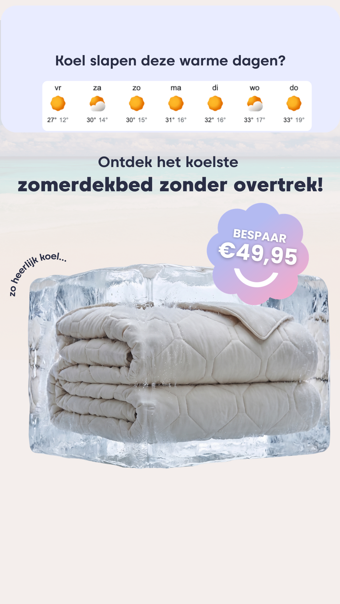 HappyBed Facebook ad