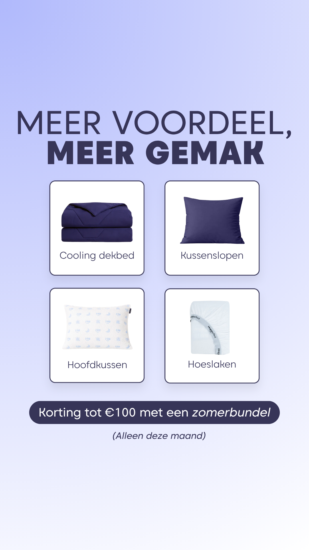 HappyBed Facebook ad