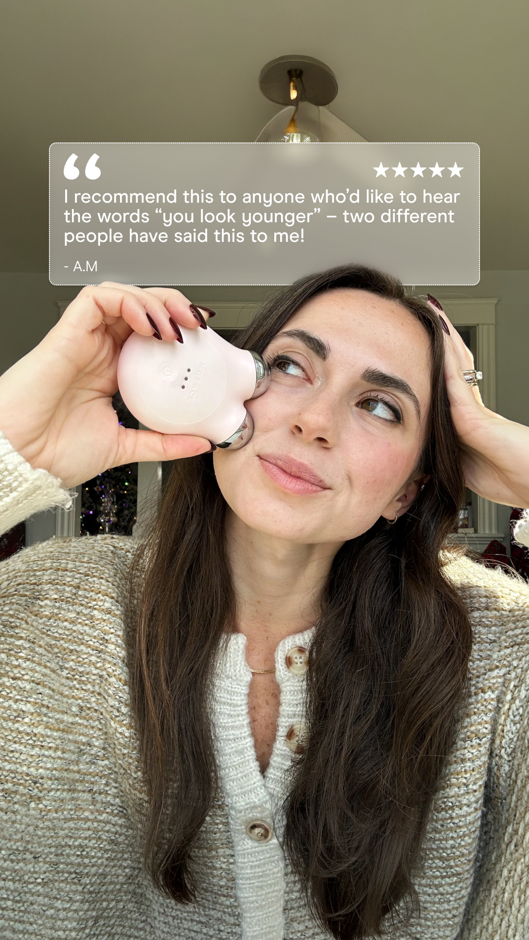 NuFACE Facebook ad