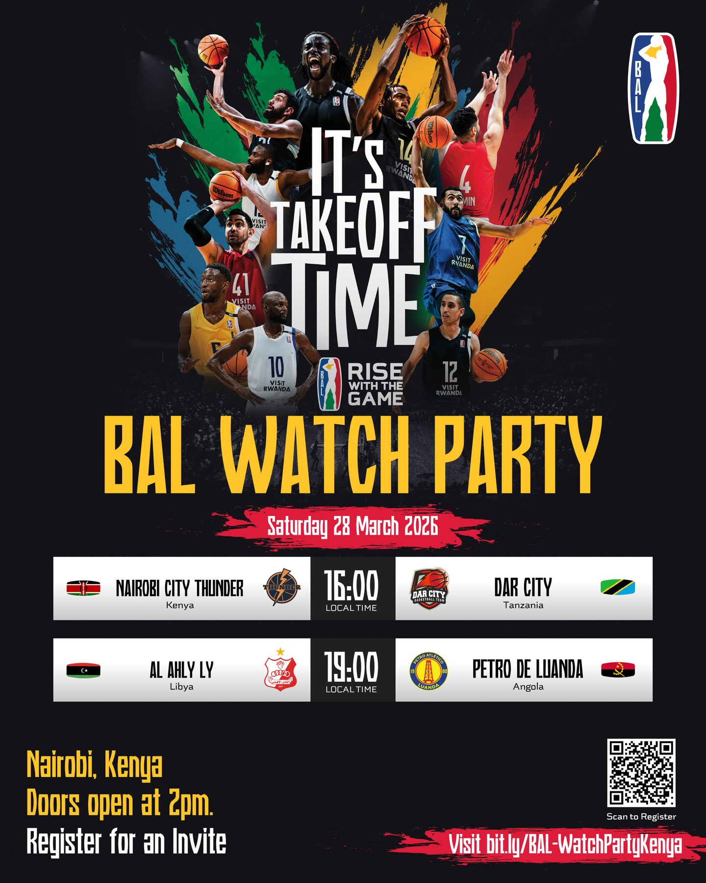 Basketball Africa League Facebook ad: NCT vs Dar City at BAL Season 6!