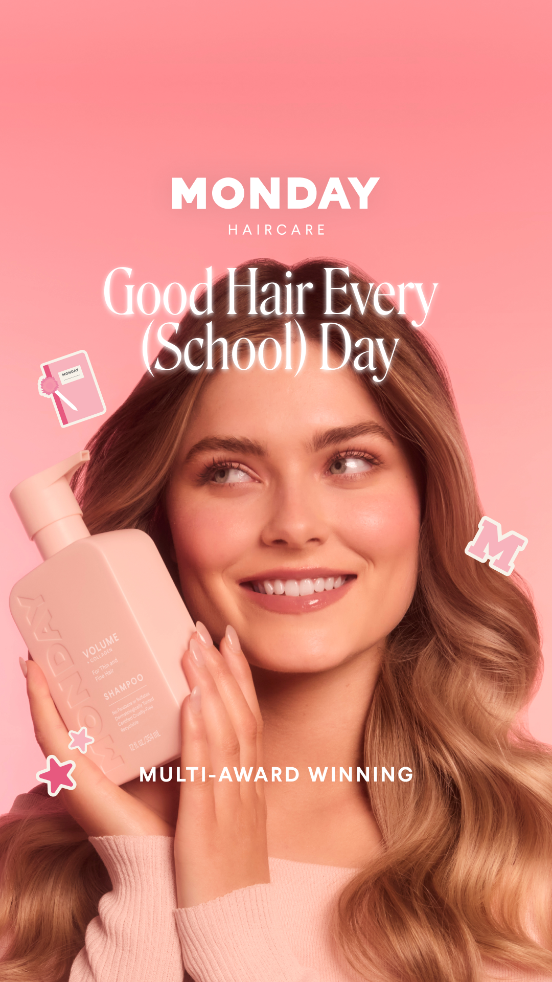 MONDAY Haircare Facebook ad
