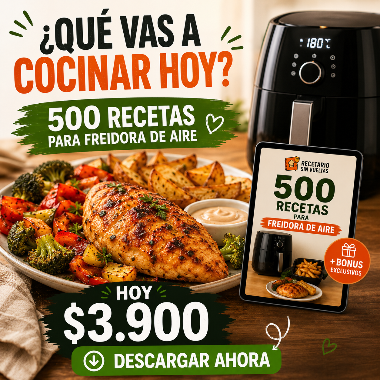 Recetario Sin Vueltas  Facebook ad