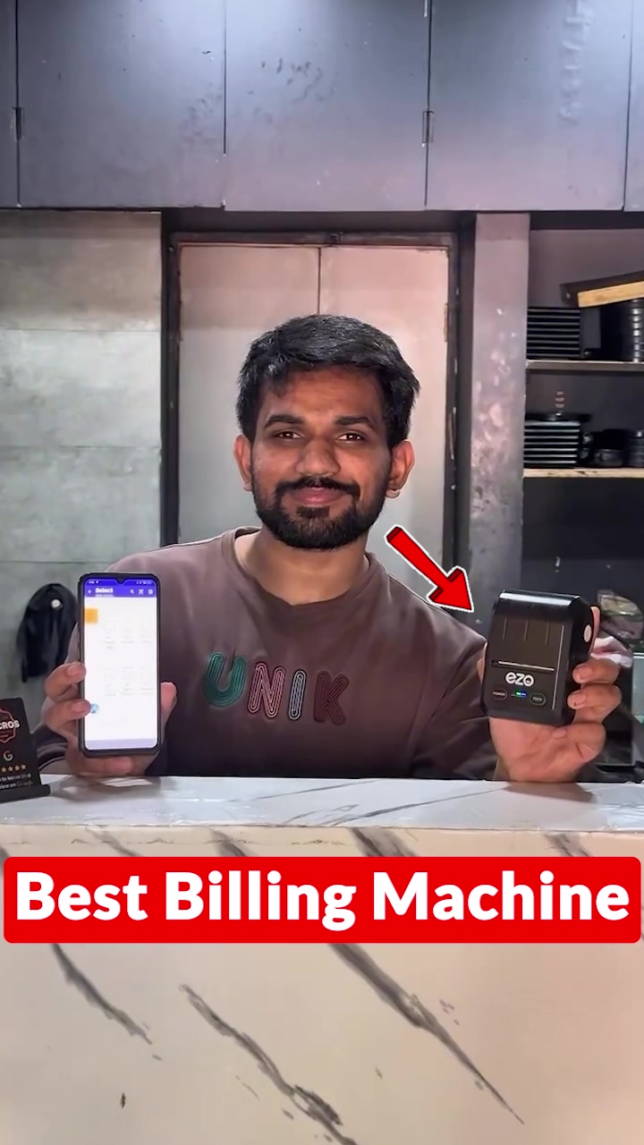 EZOBooks Facebook ad: Best Billing Machine for Restaurant