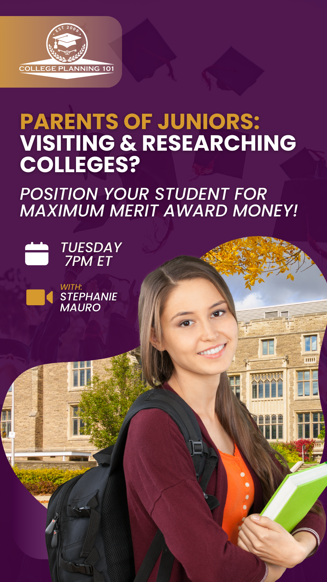 College Planning 101 Facebook ad: Master Your Child's College Future!
