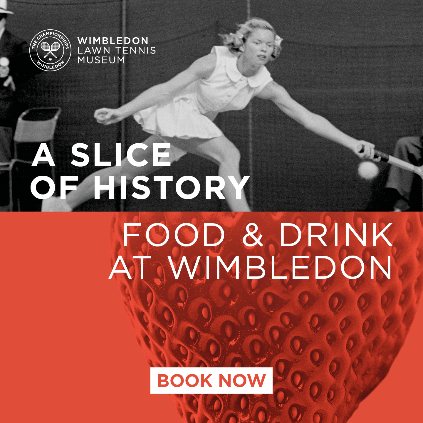 Wimbledon Facebook ad: Wimbledon Museum & Tour