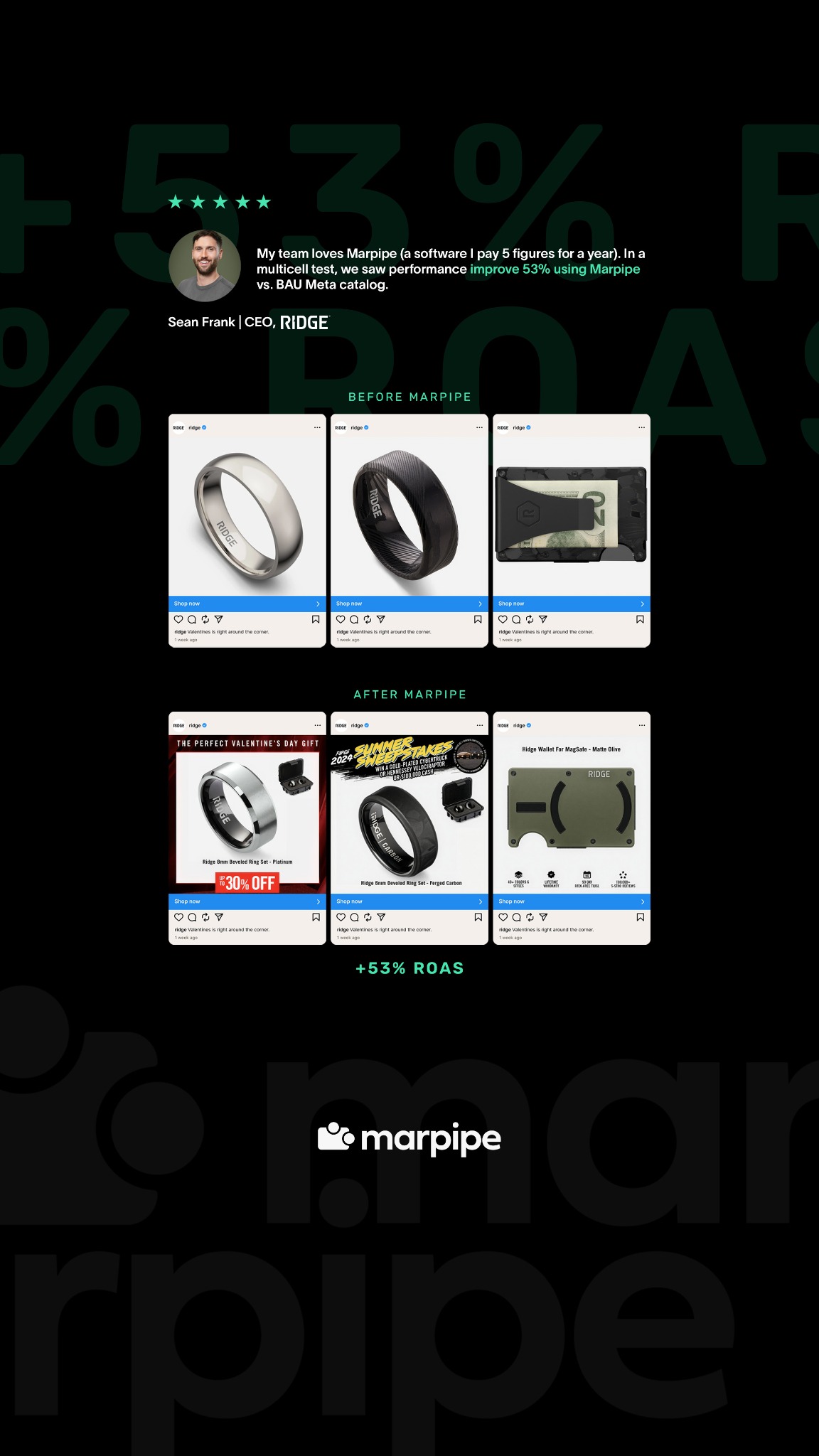 Marpipe Facebook ad