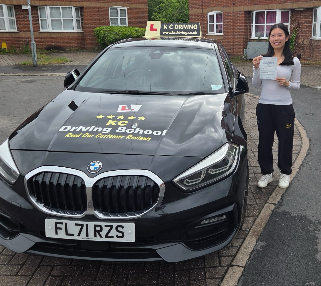 KC Driving School Facebook ad: A friend recommended me to KC Driving after…