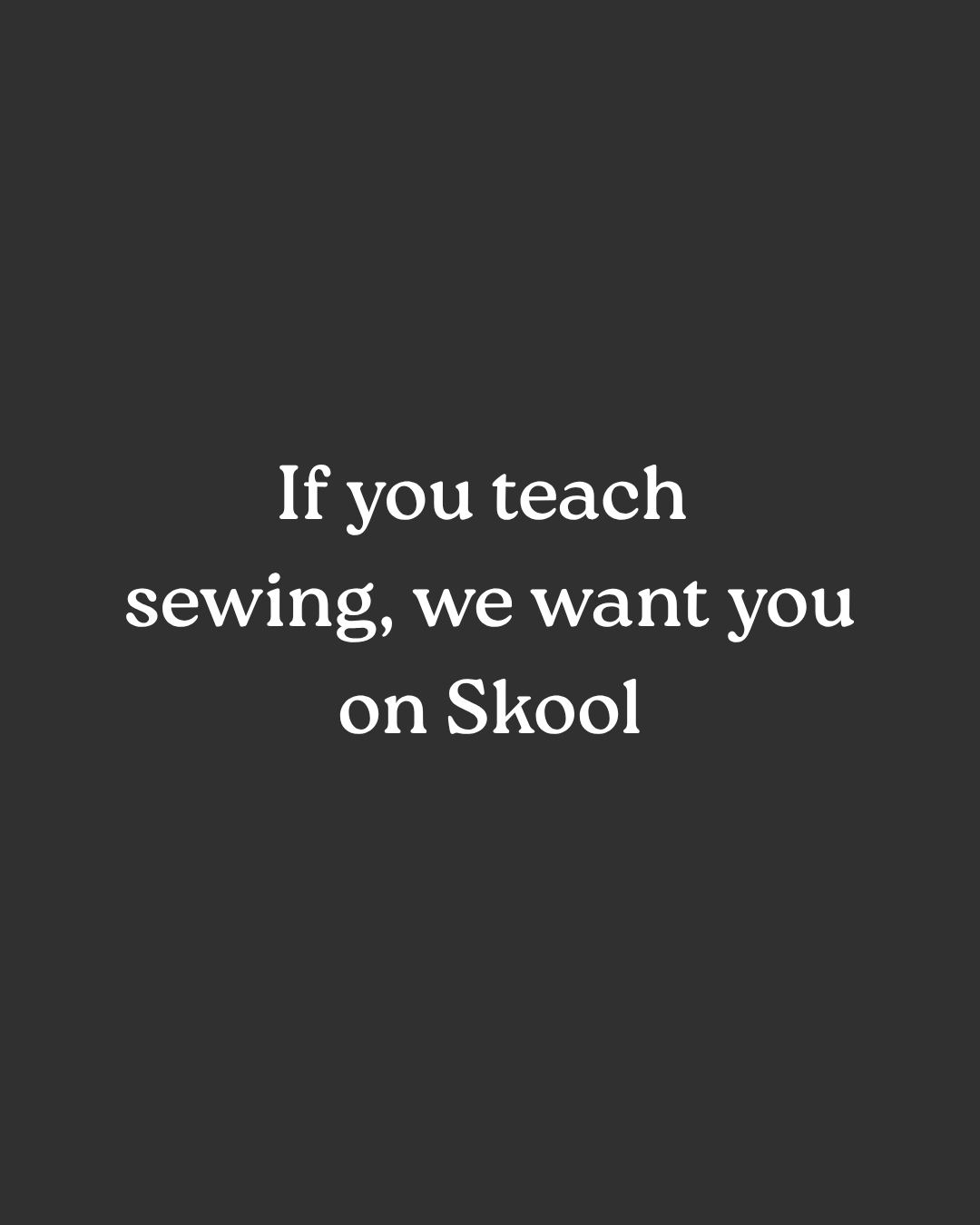 Skool Facebook ad