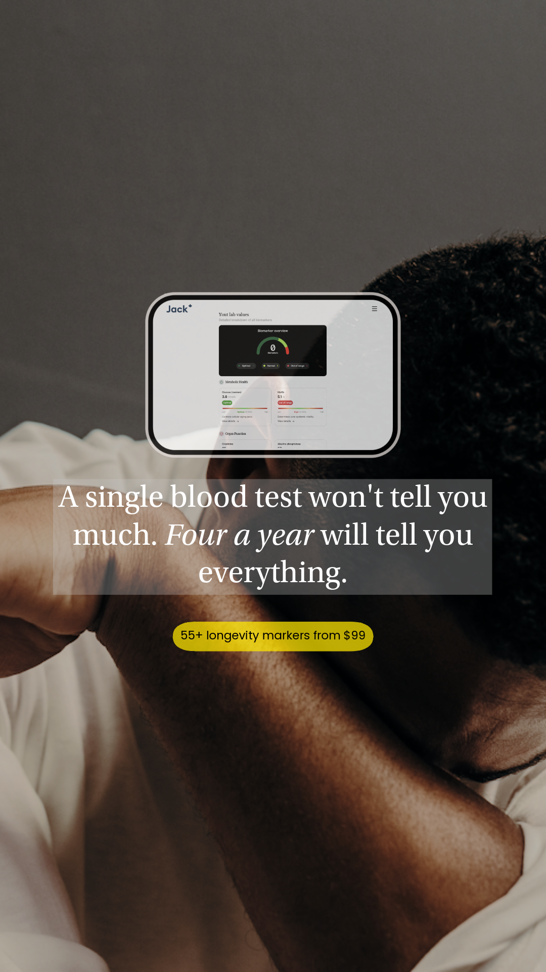 Jack Health Facebook ad