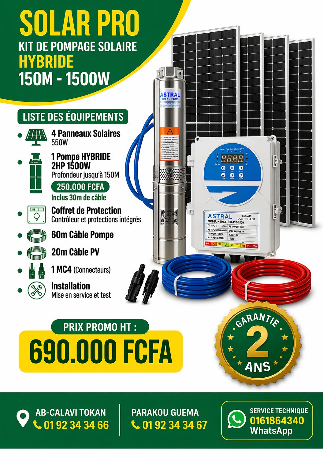 ITECH Bénin - institut des technologies Facebook ad: PROMO PÂQUES CHEZ SOLAR PRO