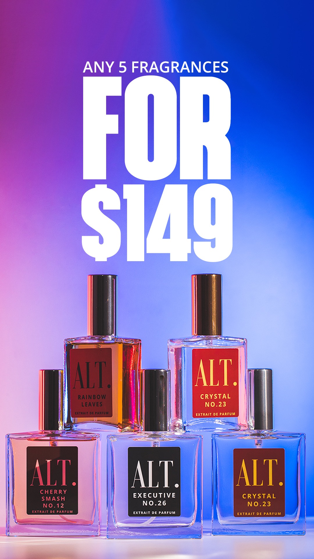ALT. Fragrances Facebook ad