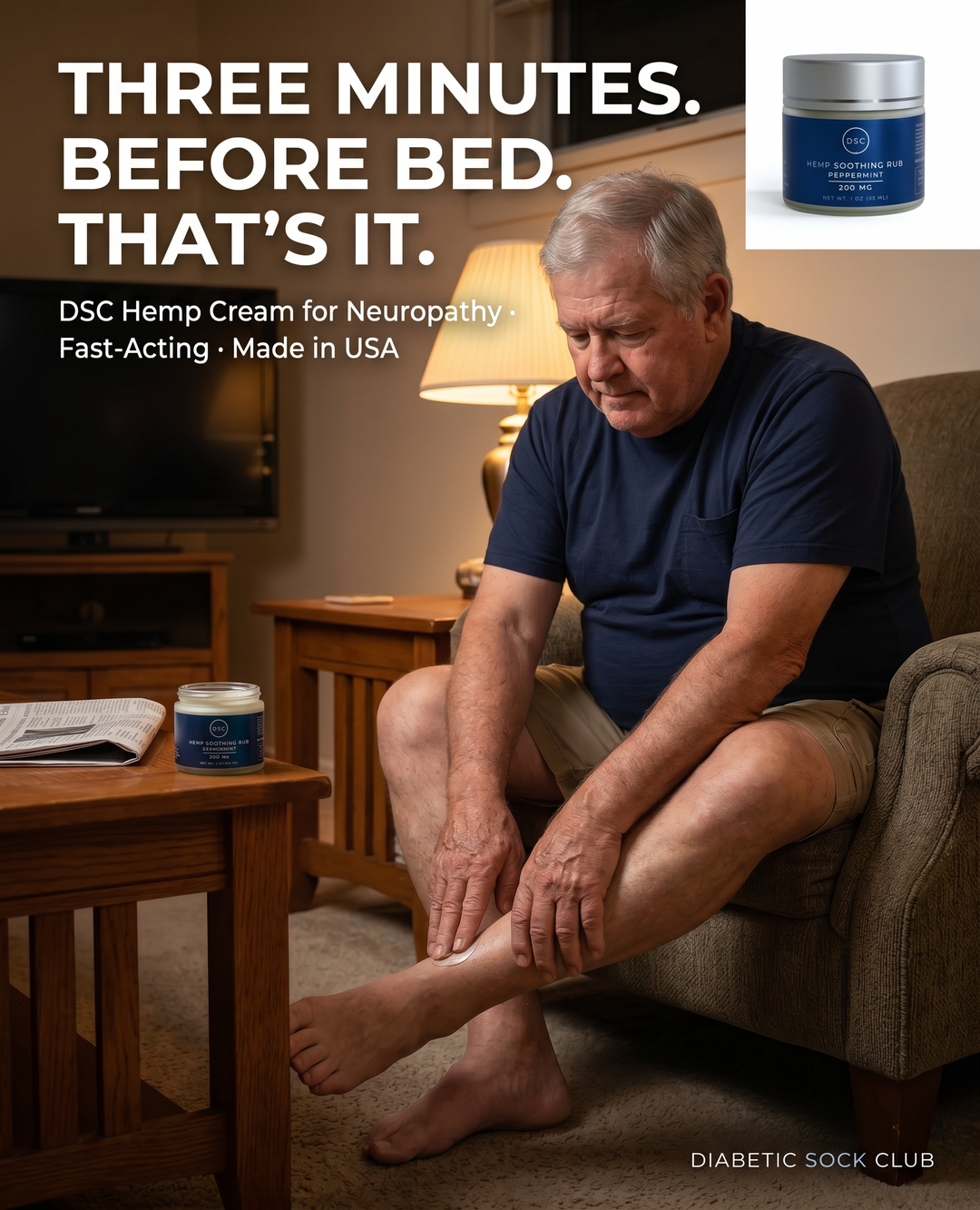 Diabetic Sock Club Facebook ad