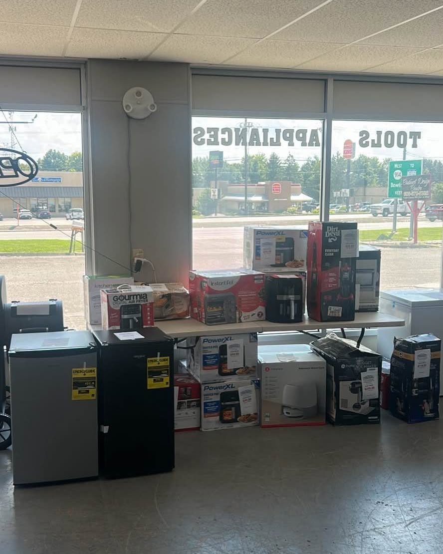 Nick Vaught Facebook ad: Small appliance load just arrived mini fridges, air…