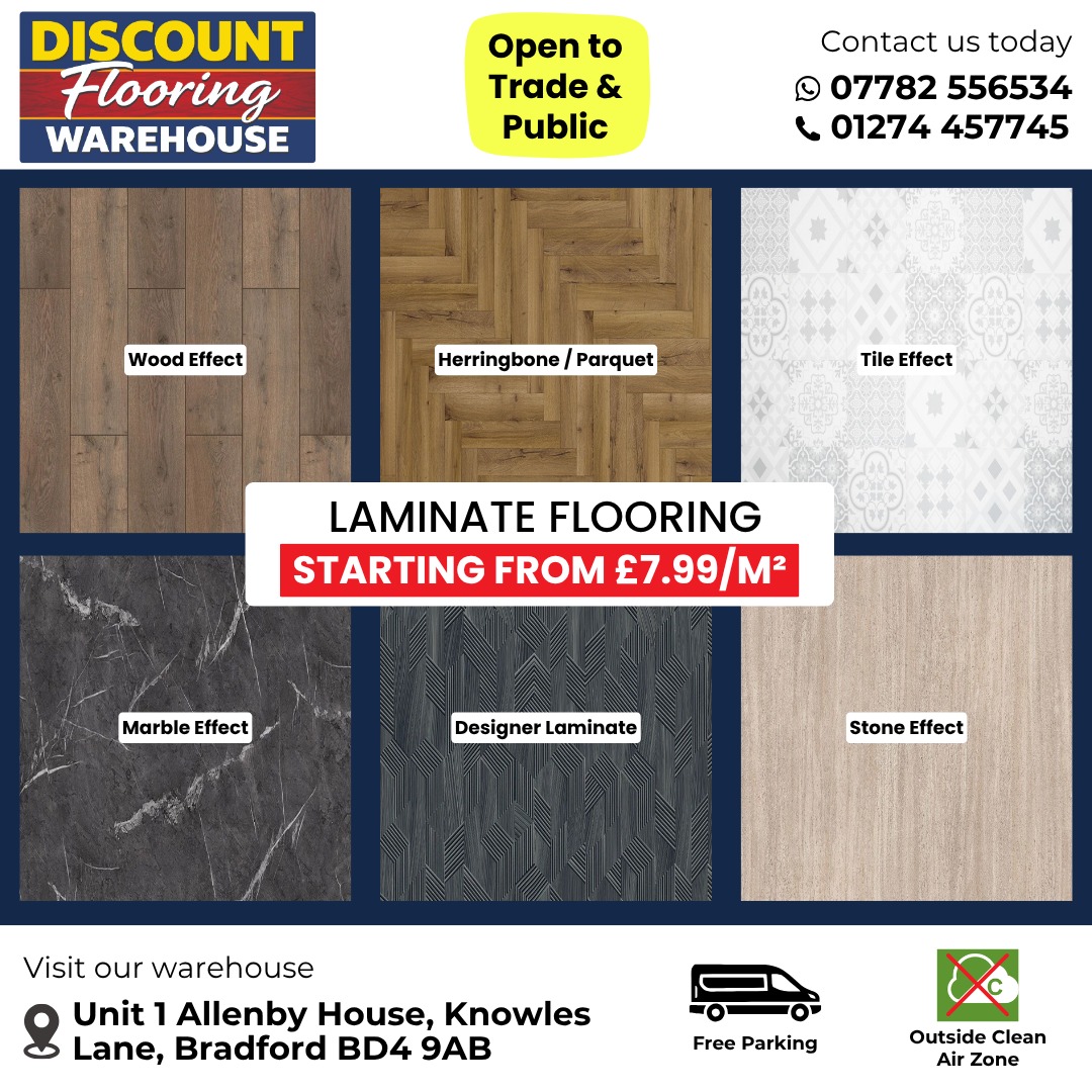 Discount Flooring Warehouse Wholesaler - Bradford, Yorkshire Facebook ad