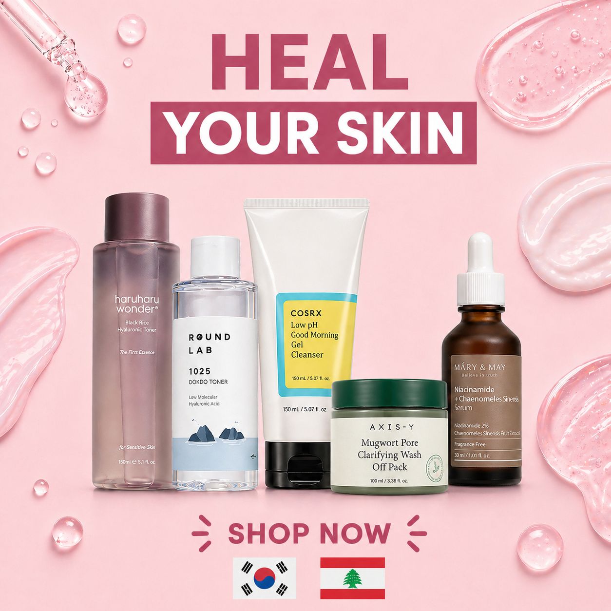 Base to Top Facebook ad: Enjoy 10% OFF on all Korean Skincare at…
