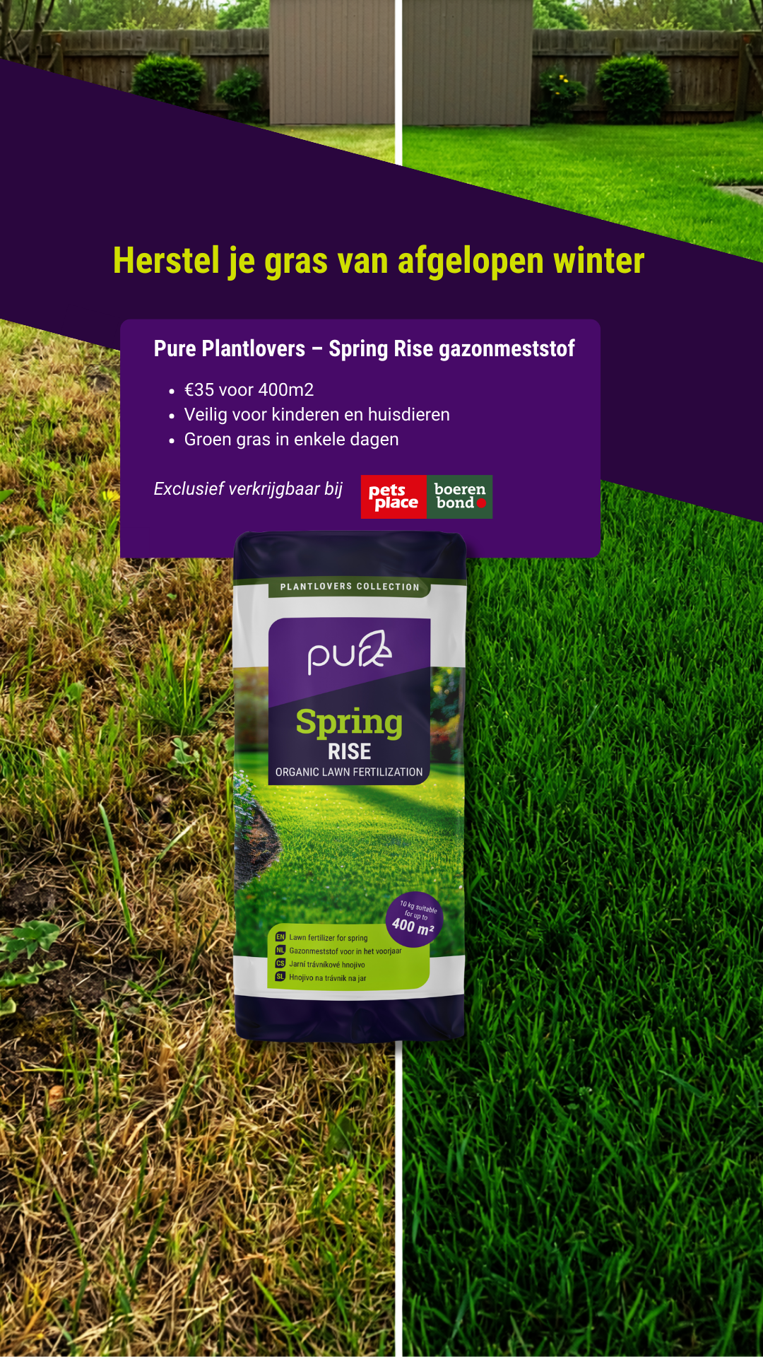 Pureplantlovers Facebook ad from Mar 13, 2026