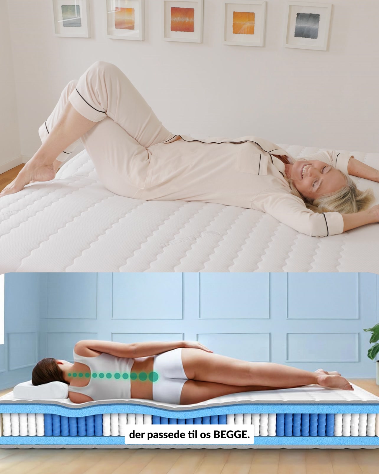 AMQ Sleep Facebook ad: For drømmefulde nætter for to
