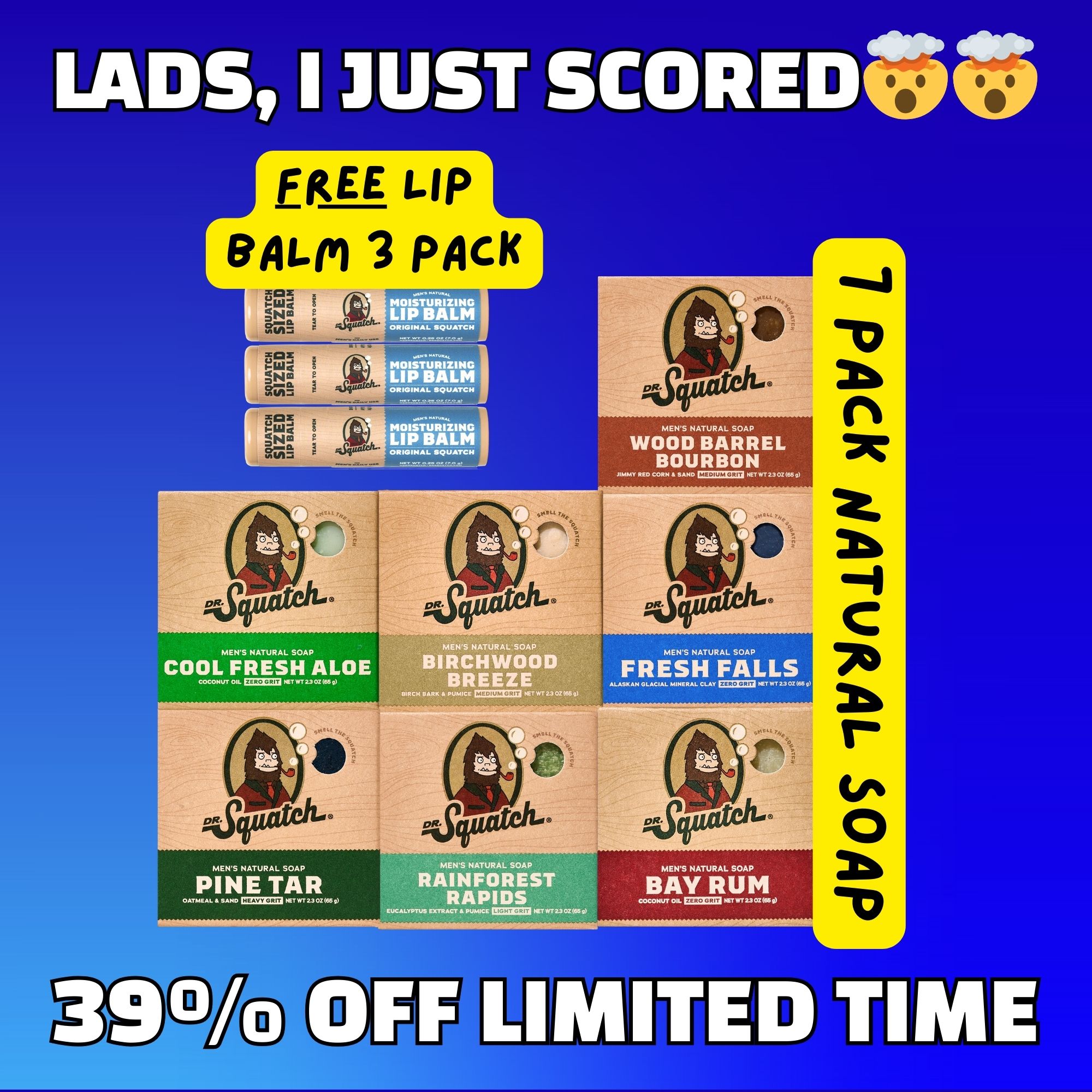 Dr. Squatch Facebook ad