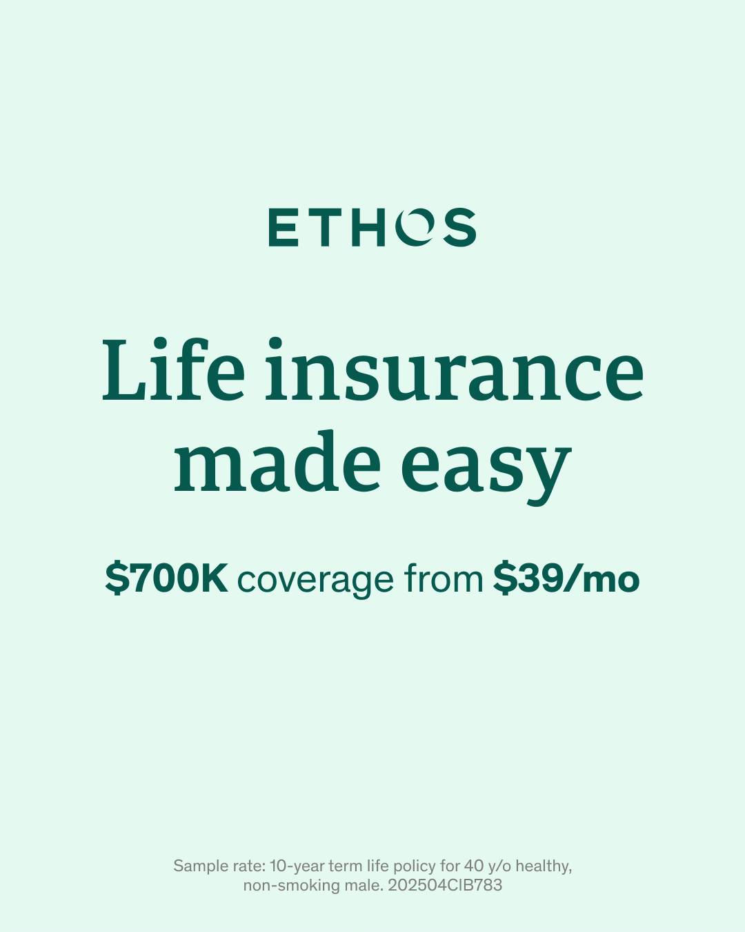 ETHOS Agent Facebook ad: Ethos